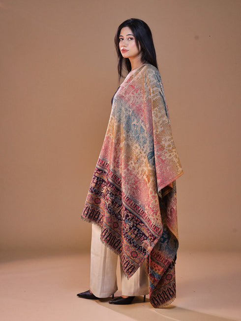 Women's Jamawar Wool Stole